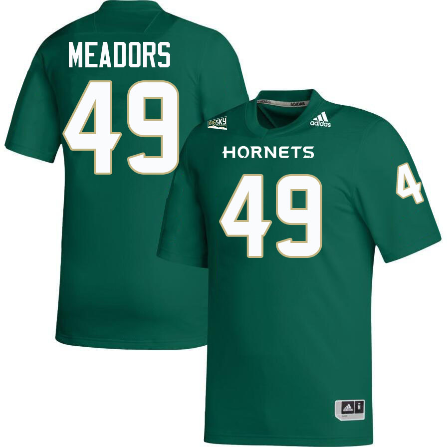 Grant Meadors SAC State Jersey,Sacramento State Hornets #49 Grant Meadors Jersey-Green